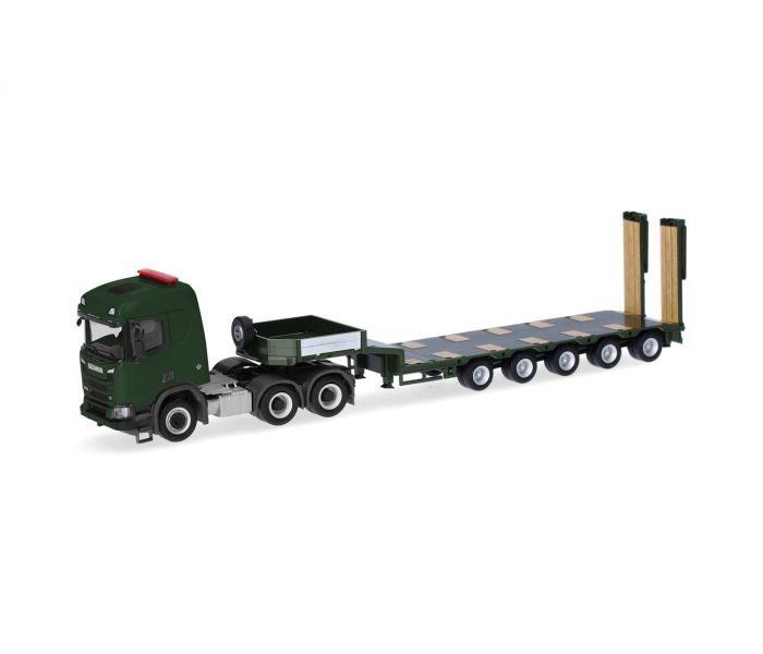 Military Scania CR 20 Low Roof Semi Low Boy Semitrailer