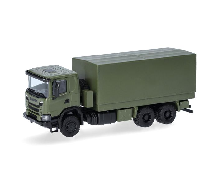 Military Scania XT17 6x6 Undecorated Platform Truck