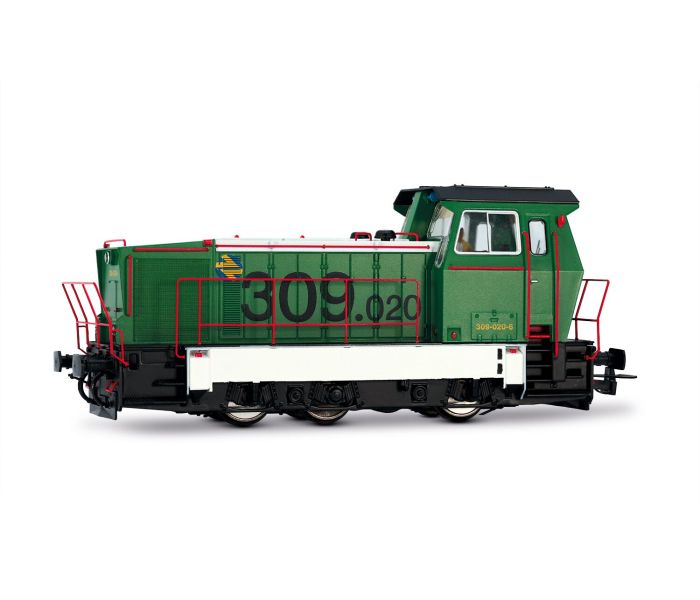ADIF 309 Diesel Locomotive Green/White VI