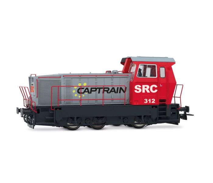 SRC 312 Captrain Diesel Locomotive Red/Grey VI