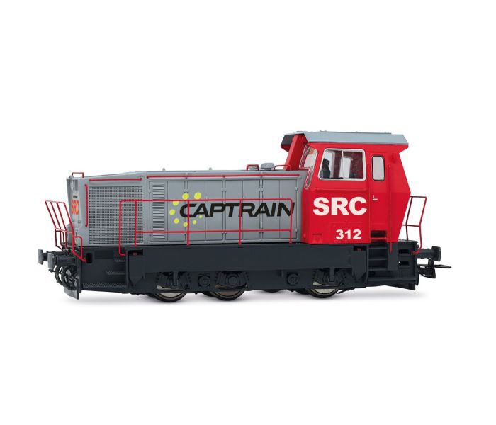 SRC 312 Captrain Diesel Loco Red/Grey VI (DCC-Fitted)