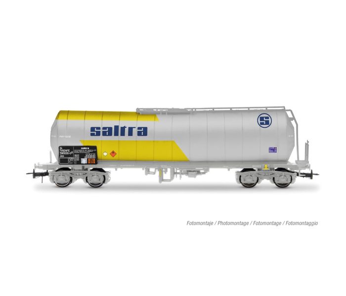 RENFE 4 Axle Tank Wagon Saltra Yellow/Grey IV