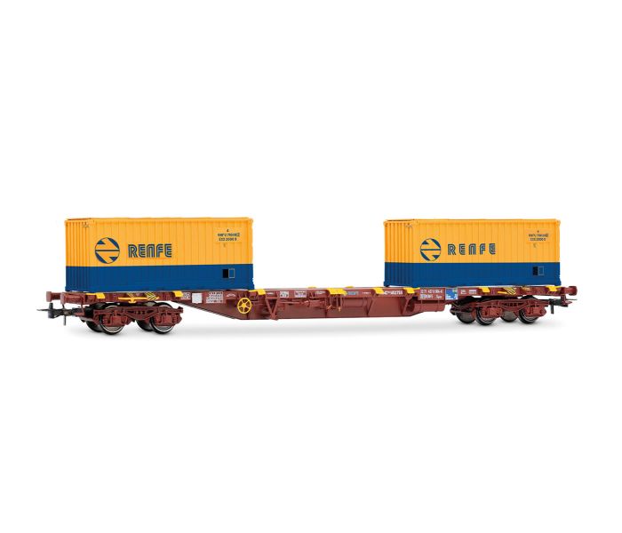 RENFE MMC3 Flat Wagon w/RENFE Container Load IV
