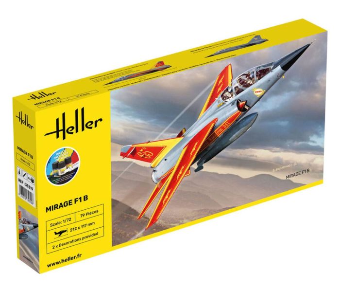 French Dassault Mirage F1 Starter Kit (1:72 Scale)