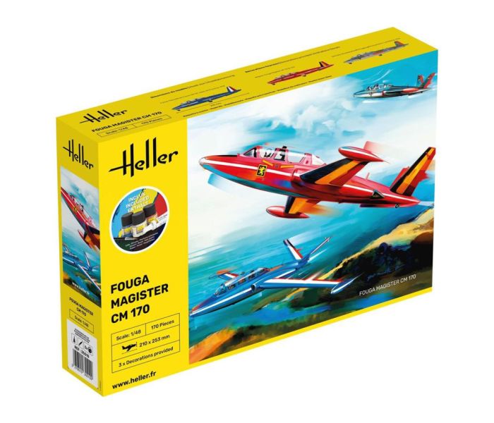 French Fouga Magister CM 170 Starter Kit (1:48 Scale)