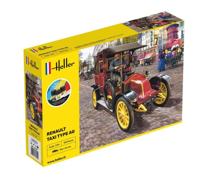 Renault Type AG Taxi Starter Kit (1:24 Scale)