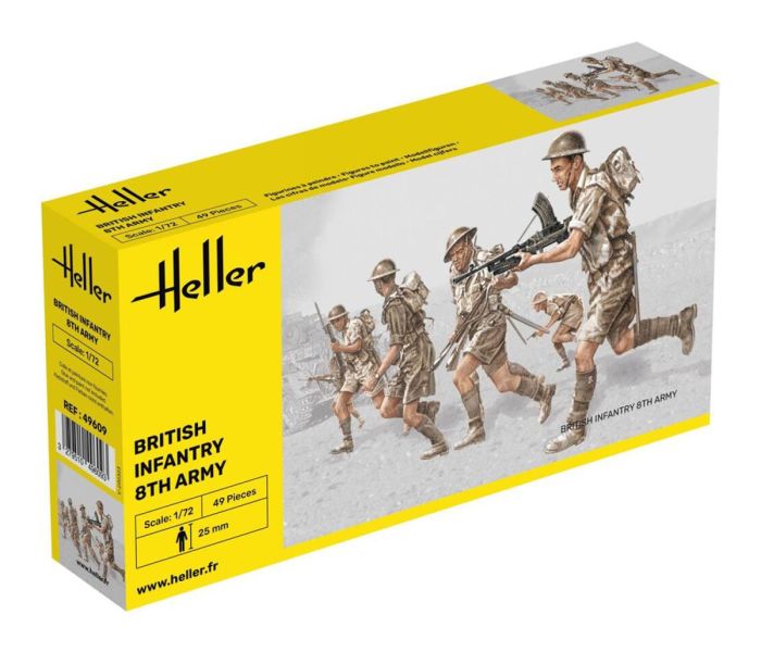 British Infantry 8th Army (1:72 Scale)