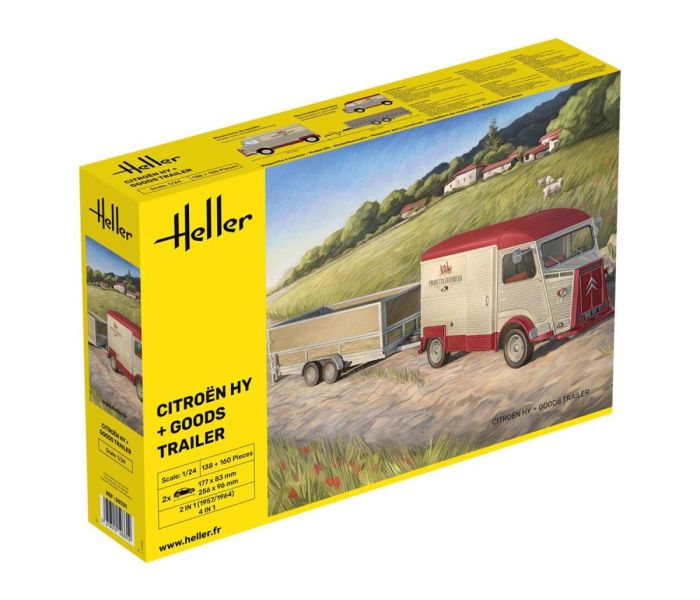 Citroen HY & Goods Trailer (1:24 Scale)