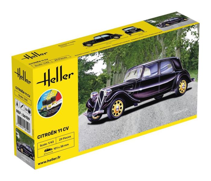 Citroen 11 CV Starter Kit (1:43 Scale)