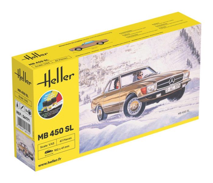 Mercedes Benz MB 450SL Starter Kit (1:43 Scale)