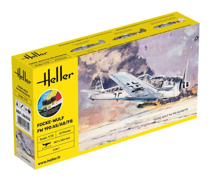 German Focke Wulf FW 190 A5/A8/F8 Starter Kit (1:72 Scale)