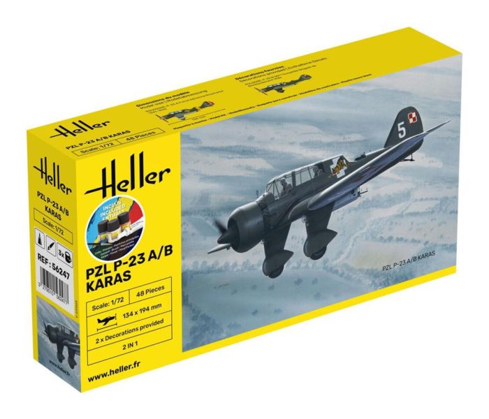Polish PZL P-23 A/B Karas Starter Kit (1:72 Scale)