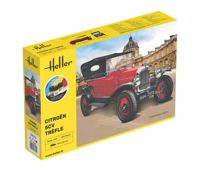 Citroen 5CV Trefle Starter Kit (1:24 Scale)