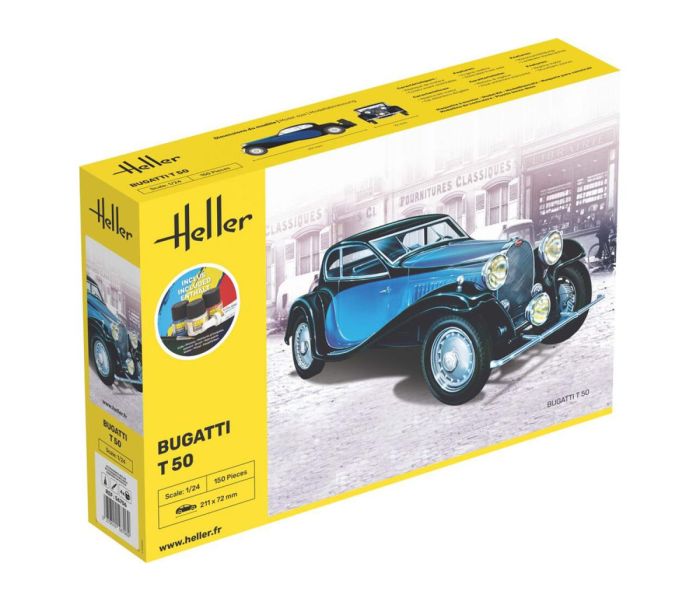 Bugatti T50 Starter Kit (1:24 Scale)