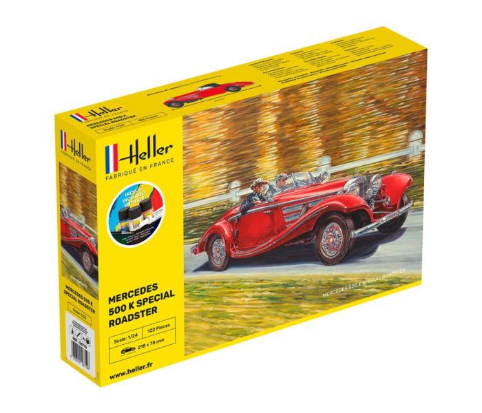 Mercedes 500 K Special Roadster Starter Kit (1:24 Scale)