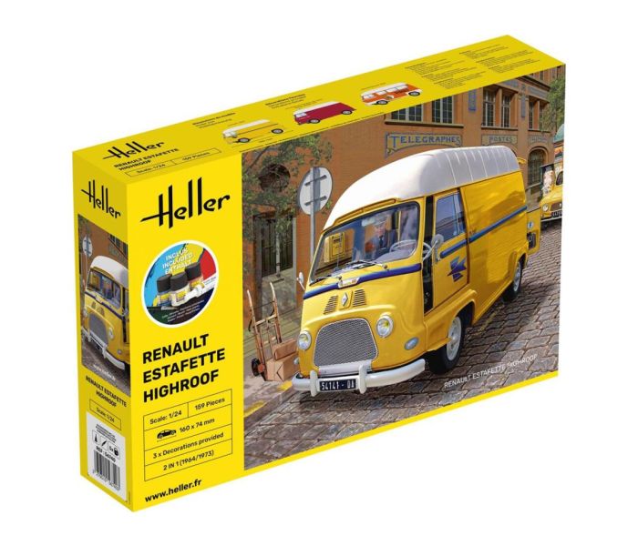Renault Estafette High Roof Starter Kit (1:24 Scale)