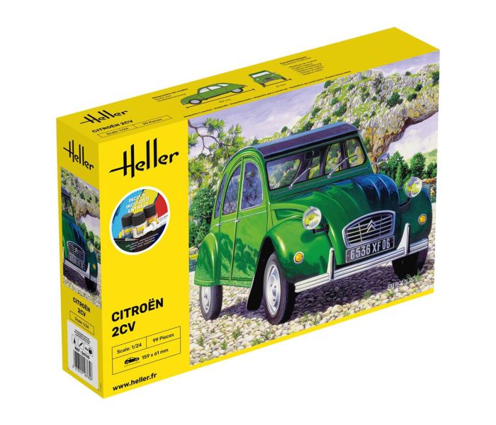 Citroen 2CV Starter Kit (1:24 Scale)