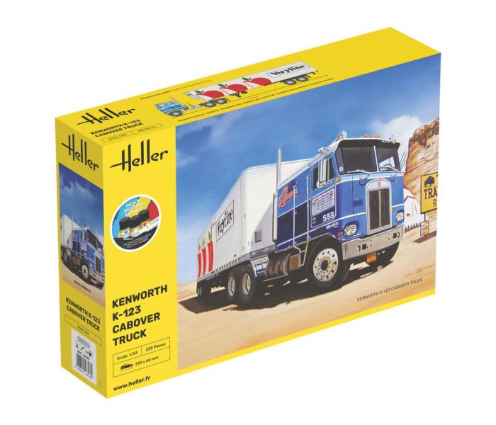 Kenworth K-123 Cabover Truck Starter Kit (1:43 Scale)
