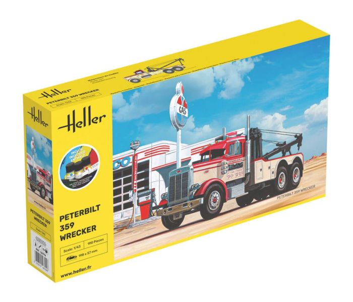 Peterbilt 359 Wrecker Starter Kit (1:43 Scale)