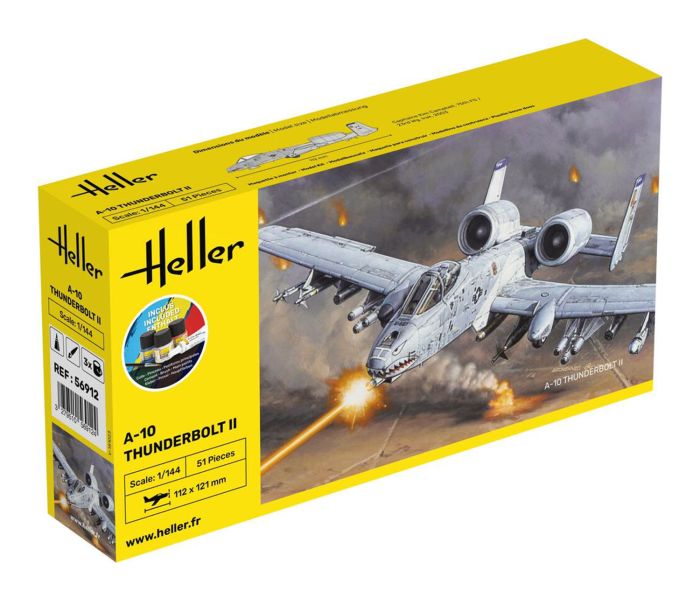 US Fairchild A-10 Thunderbolt II Starter Kit (1:144 Scale)