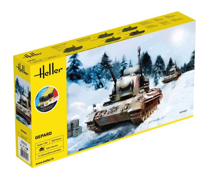 German FlakPz Gepard Starter Kit (1:35 Scale)