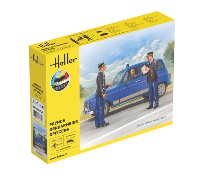 French Gendarmerie Officers Starter Kit (1:24 Scale)