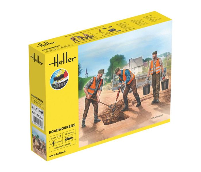 Road Workers Starter Kit (1:24 Scale)