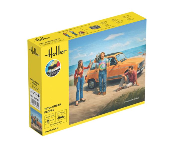 1970s Urban People Set Starter Kit (1:24 Scale)