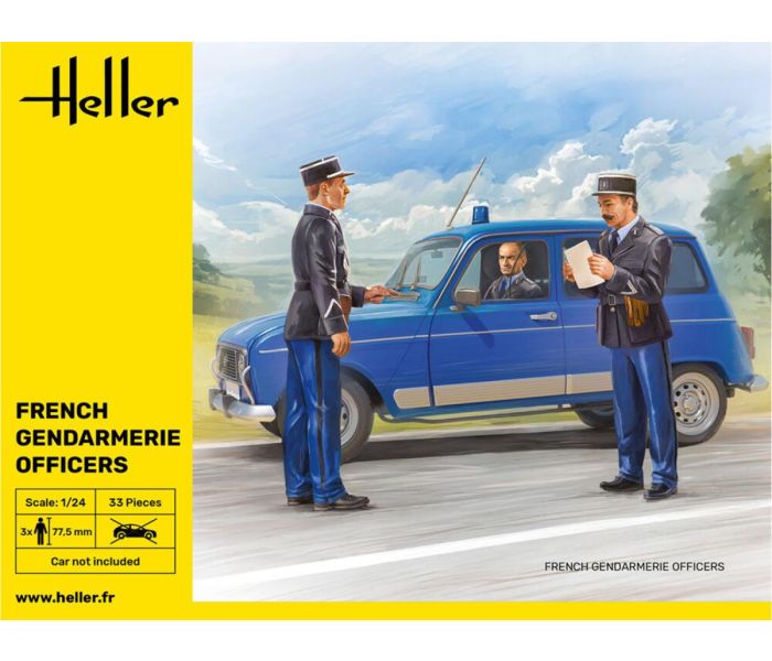 French Gendarmerie Officers (1:24 Scale)-Heller-82751 | Gaugemaster