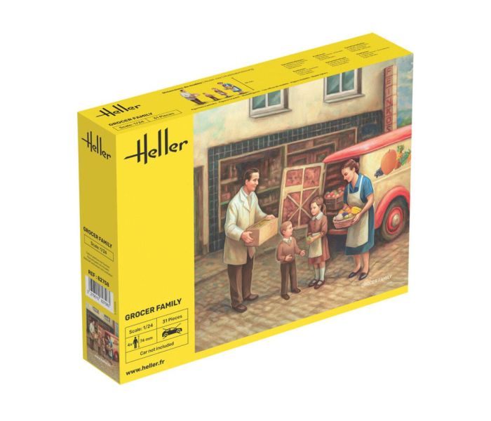 Grocer Family Set (1:24 Scale)