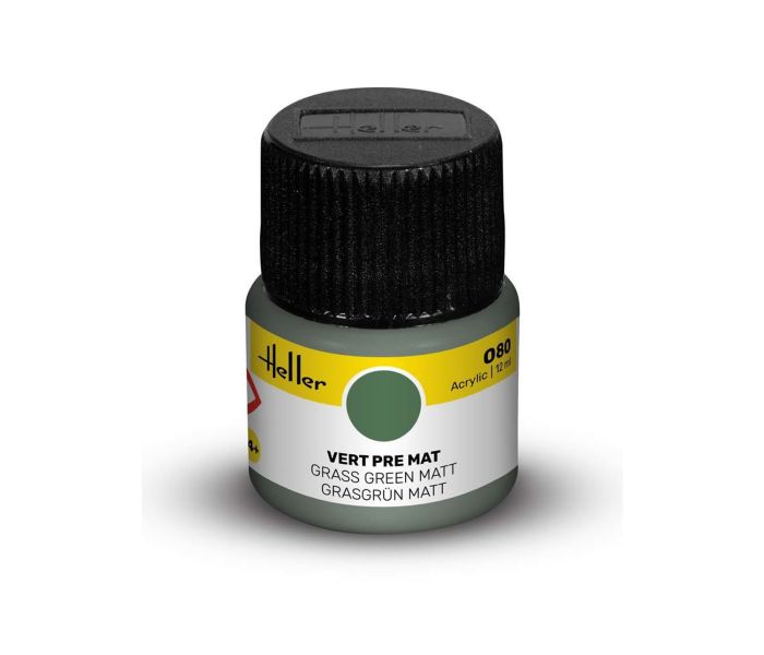 080 Grass Green Matt Acrylic Paint 12ml