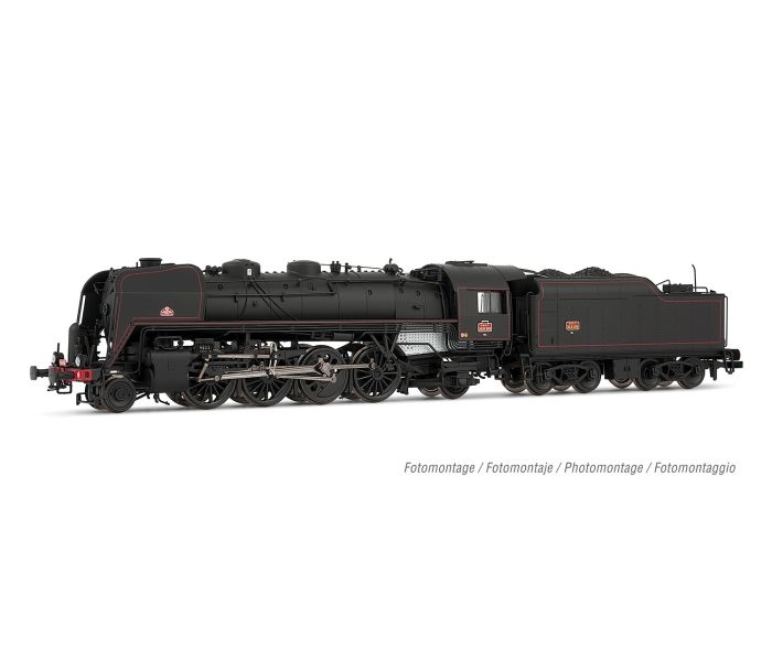 SNCF 141R 568 Black/Red Steam Locomotive III