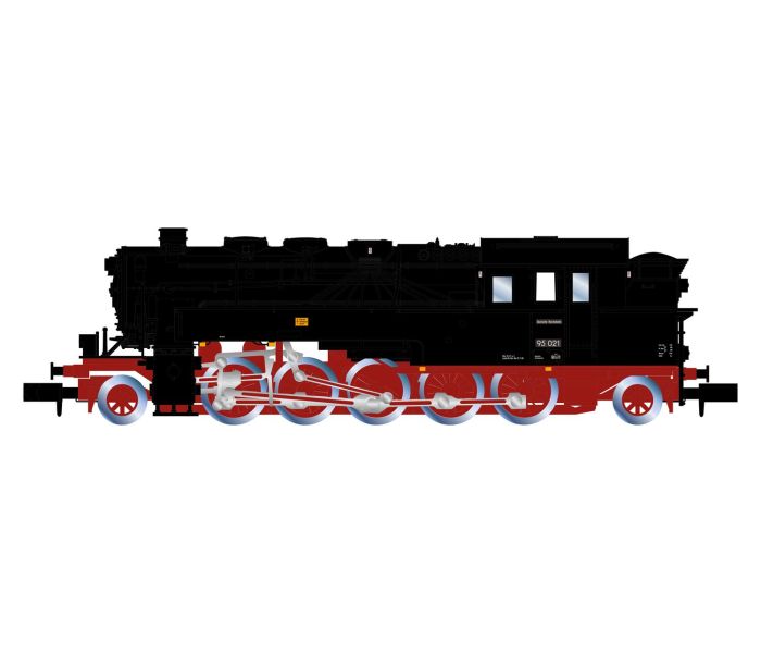 DR BR95 021 Coal Fired Steam Locomotive III
