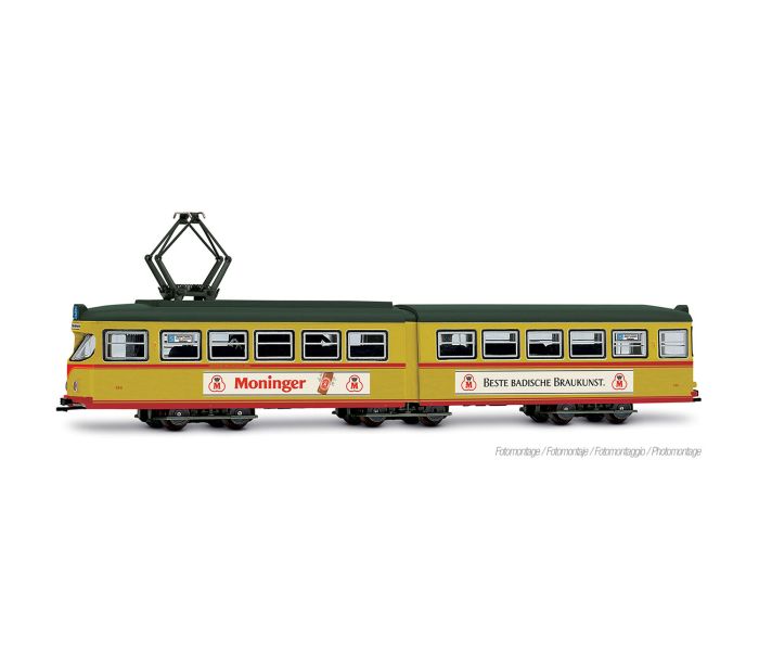 Duewag GT6 VBK Karlseuhe-Moninger Bier Tram IV (DCC-Sound)