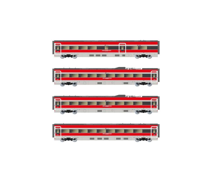 FS France ETR 1000 Intermediate Car Set (4) VI