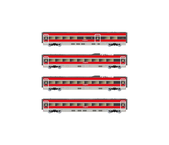Iyro Spain ETR 1000 Intermediate Car Set (4) VI