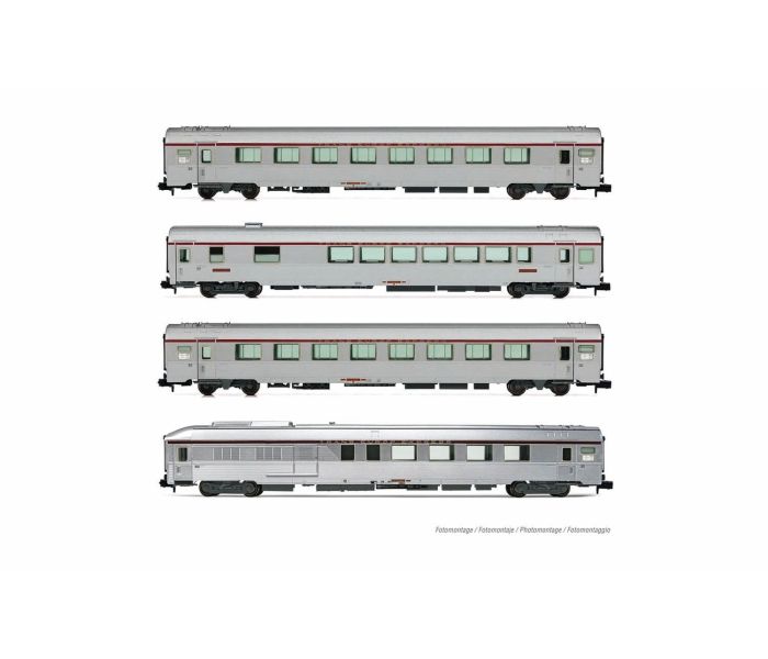 SNCF TEE Jules Verne Coach Set (4) IV