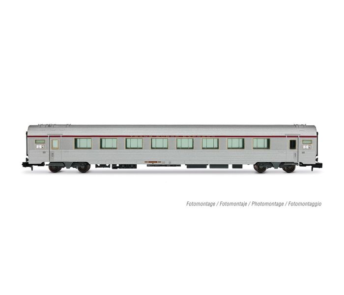 SNCF TEE Mistral Nice-Paris A8u 1st Class Coach Silver IV