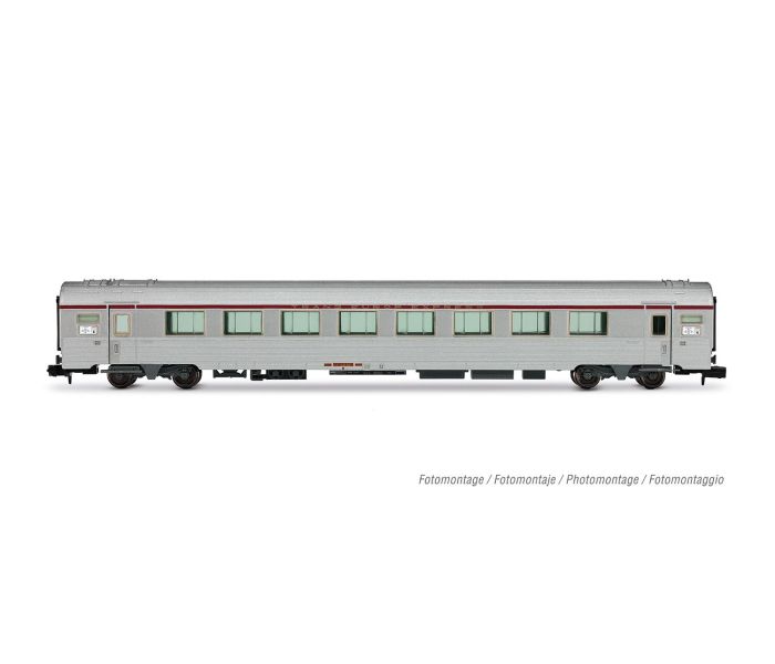 SNCF TEE Mistral Nice-Paris A8tu 1st Class Coach Silver IV