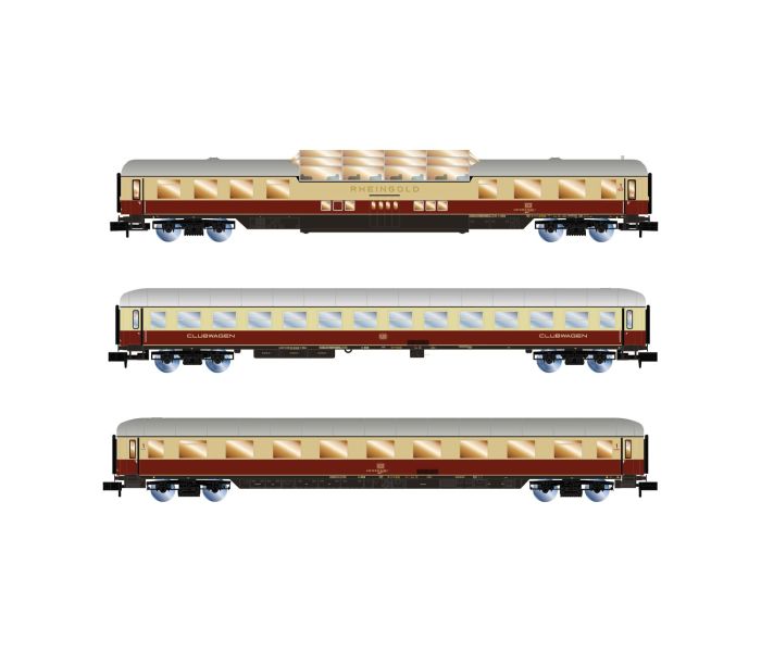 AKE Rheingold ARDm/WGmh/Acmz Coach Set (3) VI