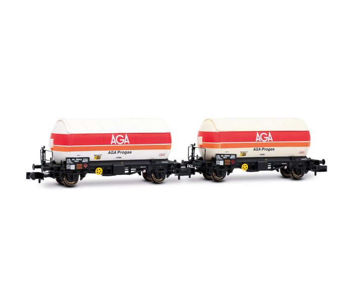SNCF AGA Progas Gas Tank Wagon Set (2) IV