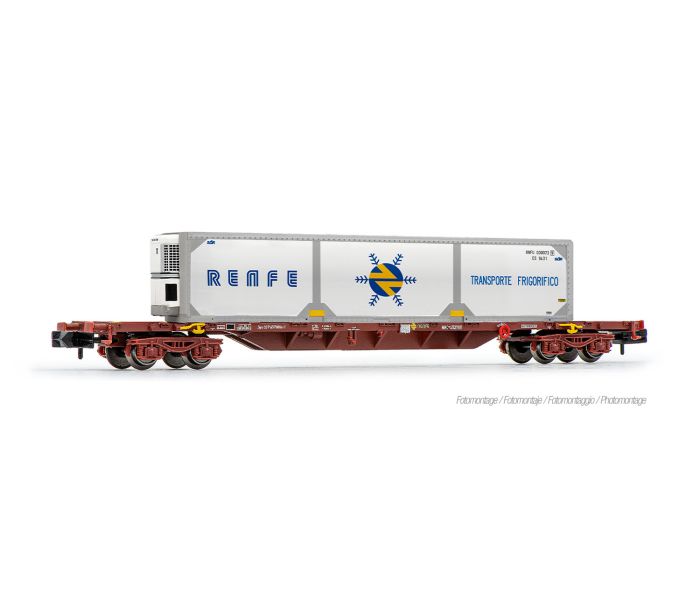RENFE MMC3 Flat Wagon w/RENFE Container Load IV