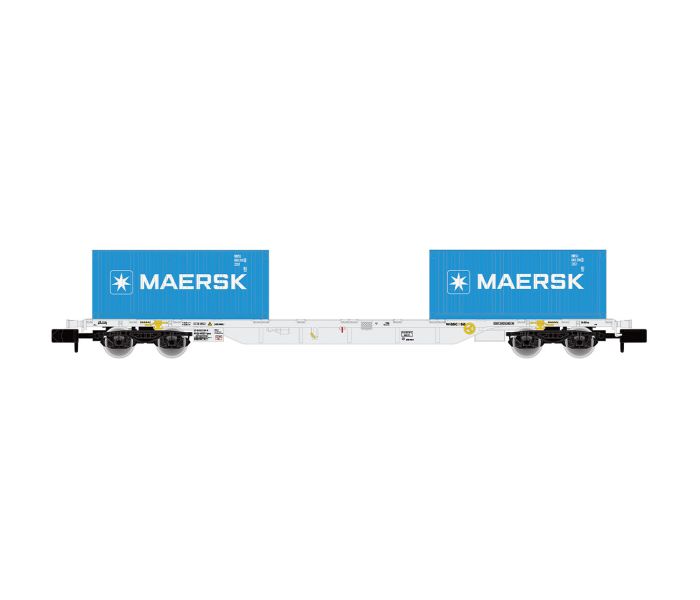 DBAG Sgnss Bogie Flat Wagon w/Maersk Container Load VI
