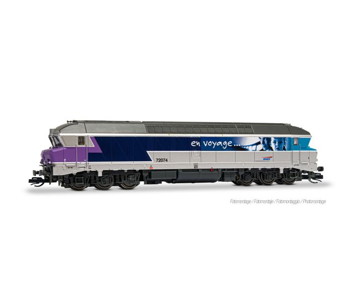 SNCF CC 72074 En Voyage Diesel Locomotive V