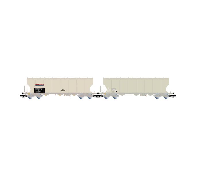 DB Nacco 4 Axle Silo Wagon Set (2) IV