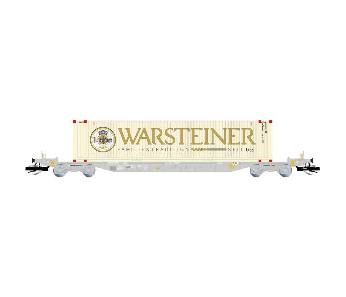 DBAG Flat Wagon w/Warsteiner Container Load VI