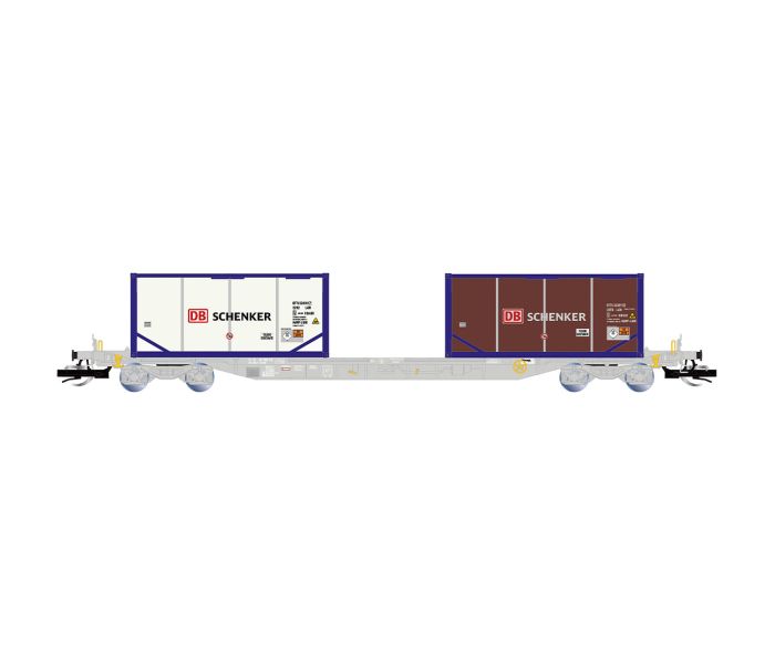 DBAG Flat Wagon w/DB Schenker Tanktainer Load VI