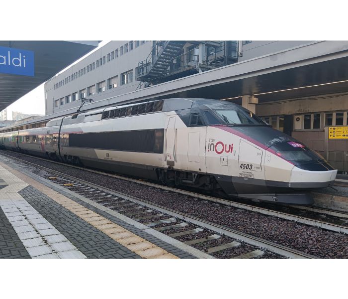 SNCF TGV INOUI Milano-Torino-Lione-Parigi 4 Car EMU VI