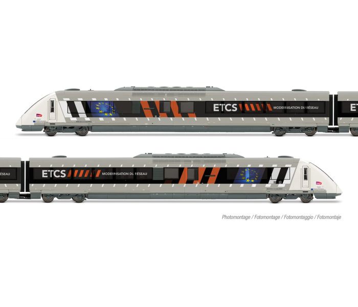 SNCF X 72500 ETCS Test 2 Car DMU VI (DCC-Sound)