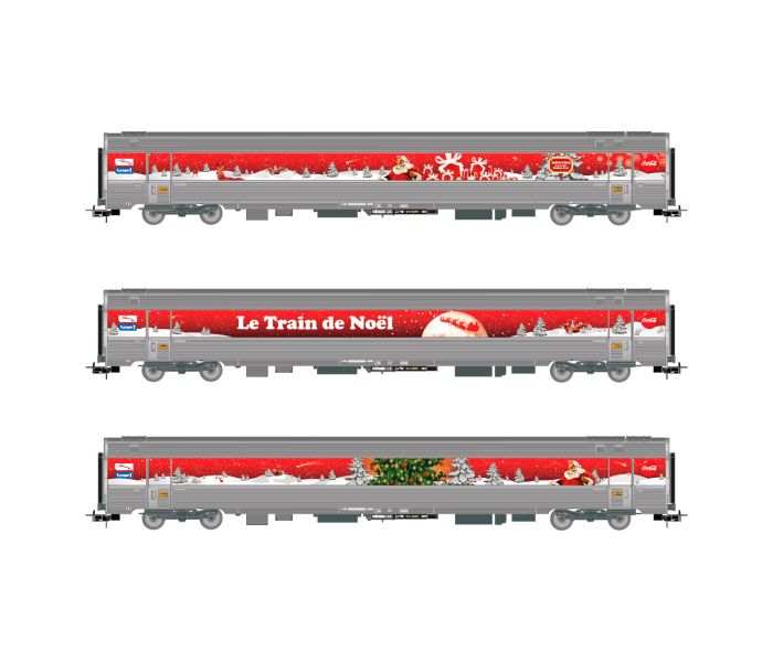 SNCF Train du Noel Coca Cola 2010 Coach Set (3) VI
